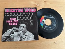 BRENTON WOOD rare Funk Soul Single 70's Kult Top Boogaloosa
