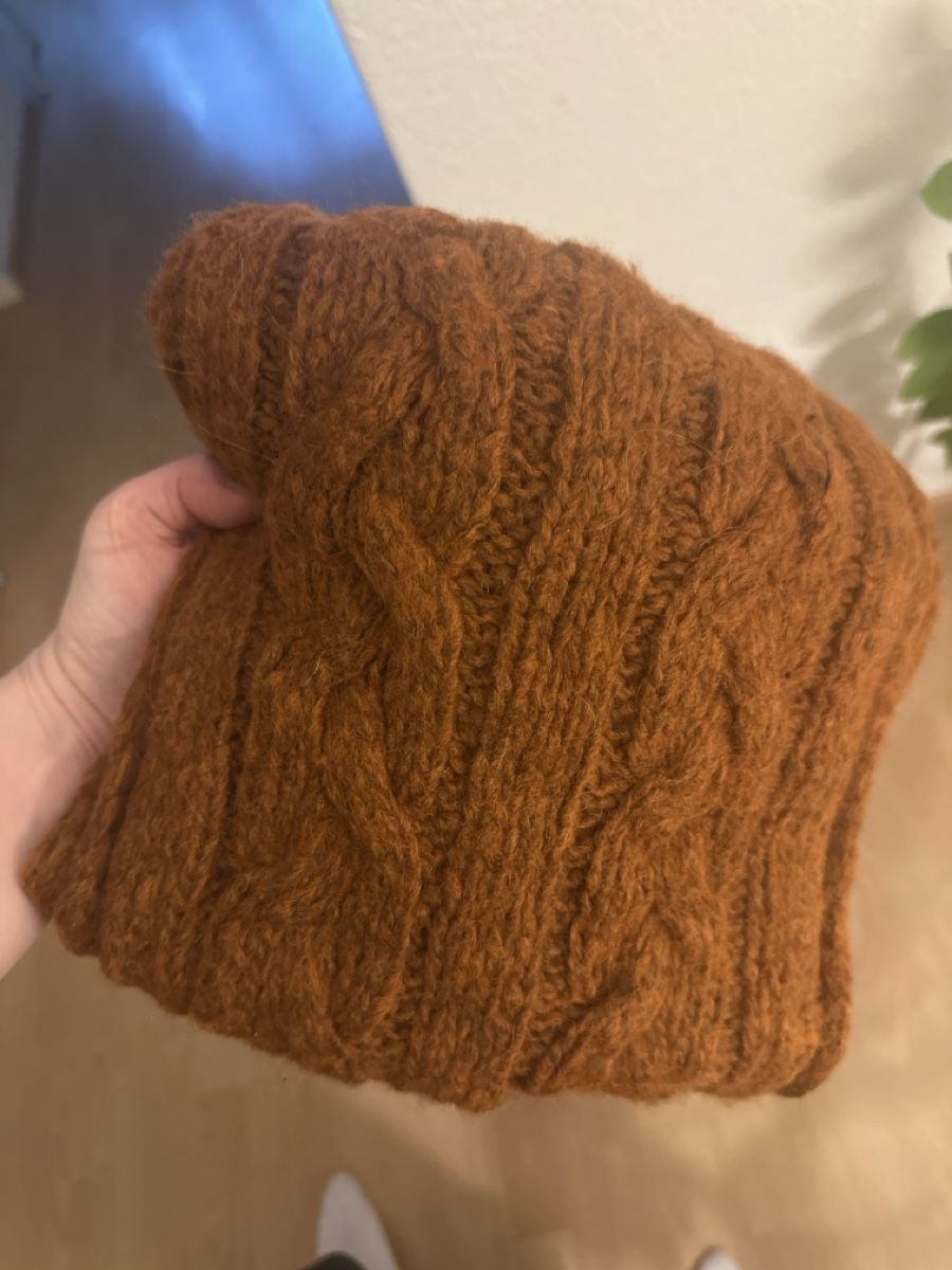 Foulard & Sciarpe: Wunderschöner Strickschal rostbraun – Usato da Lufingen venduto da Tanj11 2