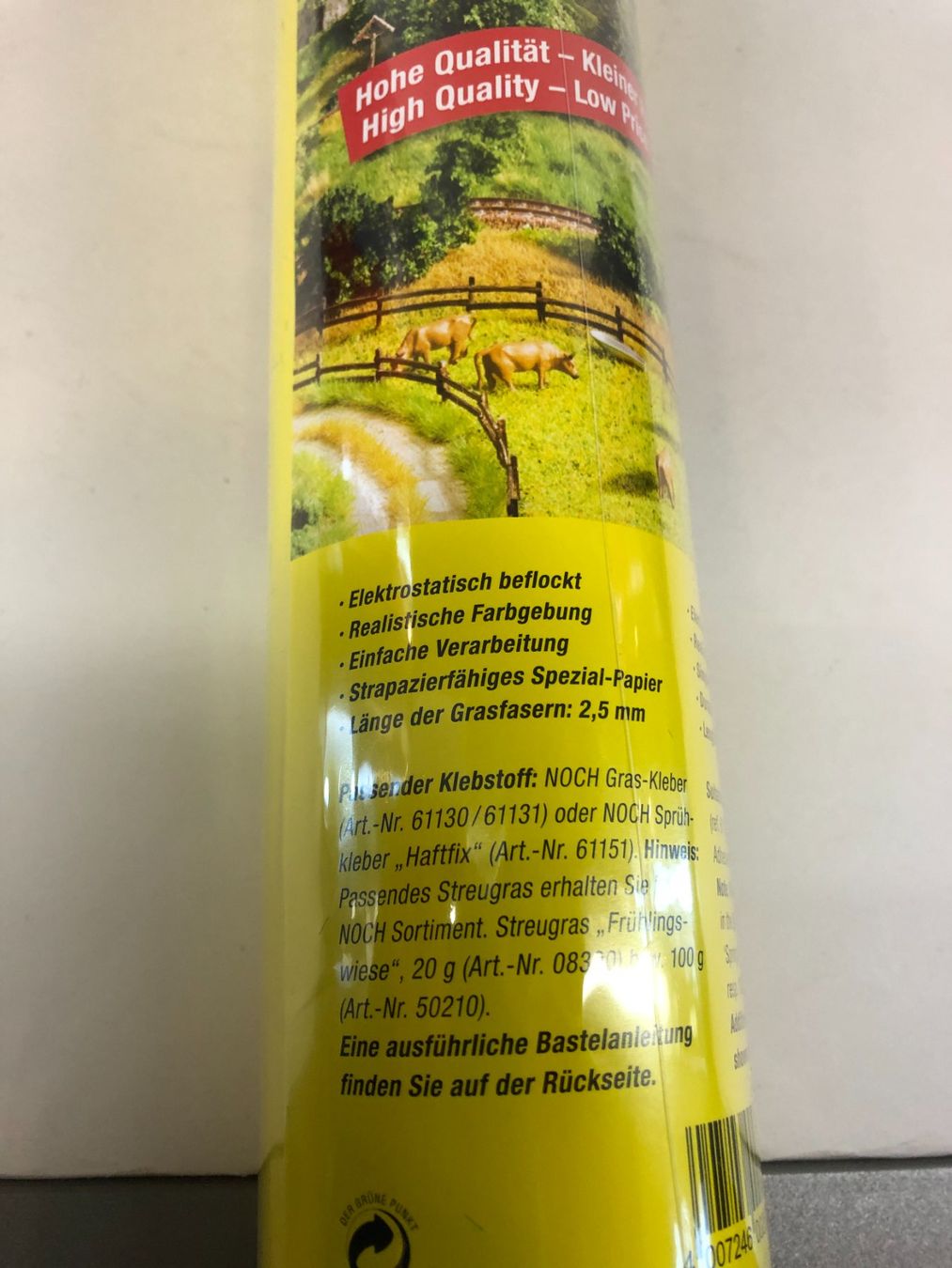 Noch Modellini di ferrovie: Noch 00260 Grasmatte "Frühlingswiese" – Nuovo e nell'imballaggio originale da Rodersdorf venduto da Joerg11 2