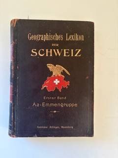 Bücher: Geographisches Lexikon der Schweiz – Gebraucht aus Birmensdorf ZH von CCBlum