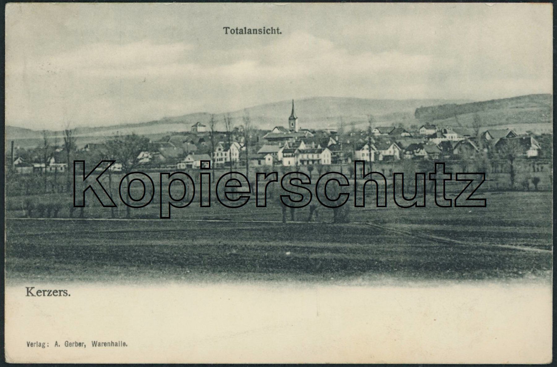 Cartoline postali: FR Kerzers – Usato da Schindellegi venduto da stationary