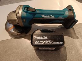 Akku Winkelschleifer Makita LXT 18V 4.0Ah Gebraucht