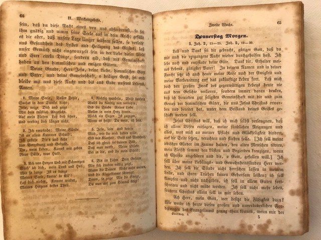 Bücher: Antikes Buch Evangelischer Hausschatz 1853 – Gebraucht aus Ebmatingen von desalli 3