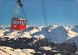 Arosa GR // 1963 Seilbahn Aroser Weisshorn Winter / Bergbahn