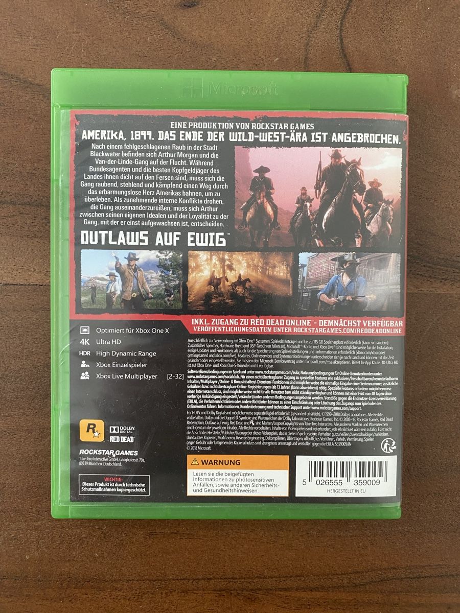 Microsoft Giochi: Red Dead Redemption 2 für Xbox One – Usato da Thunstetten venduto da Virus_33 2