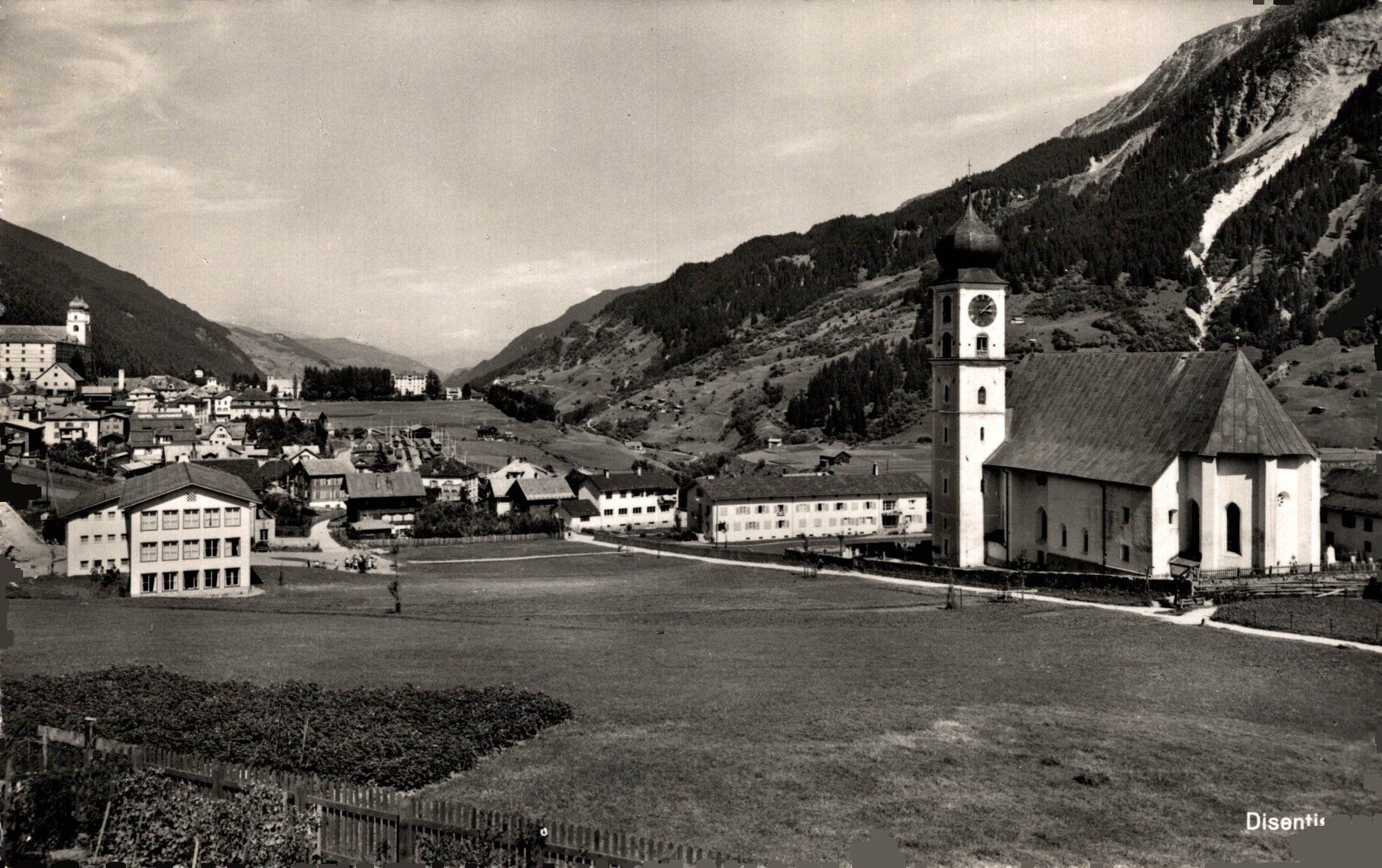 Ansichtskarten: Disentis – Gebraucht aus Bronschhofen von Astore