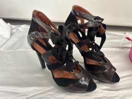 Aristocrat High Heels Leder Gr 40 NEU