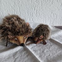 Steiff 2 hübsche Igel um 1960