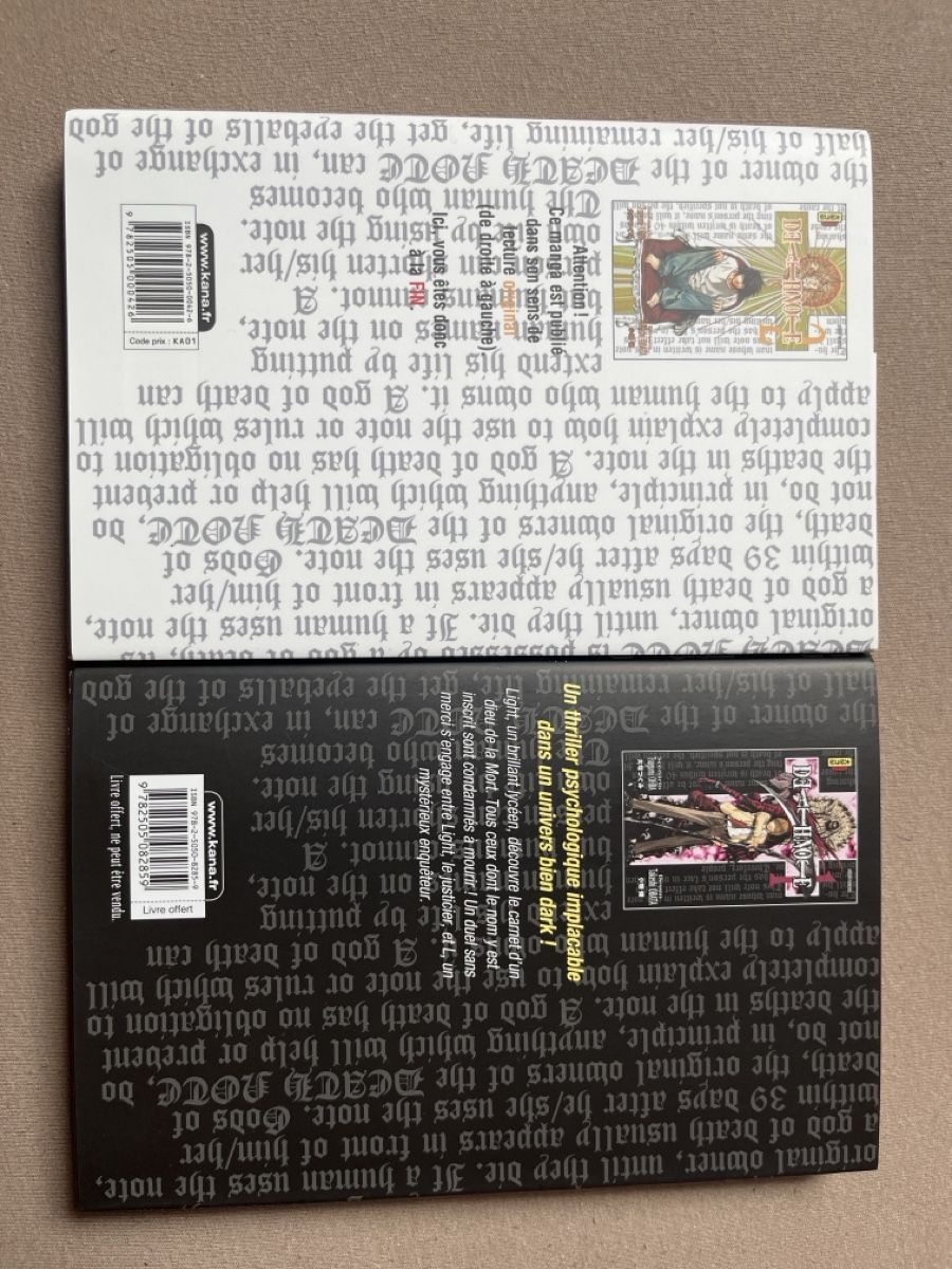 Libri: Manga Death Note TOME 1-2  – Nuovo (secondo la descrizione) da Satigny venduto da NathMimi 1