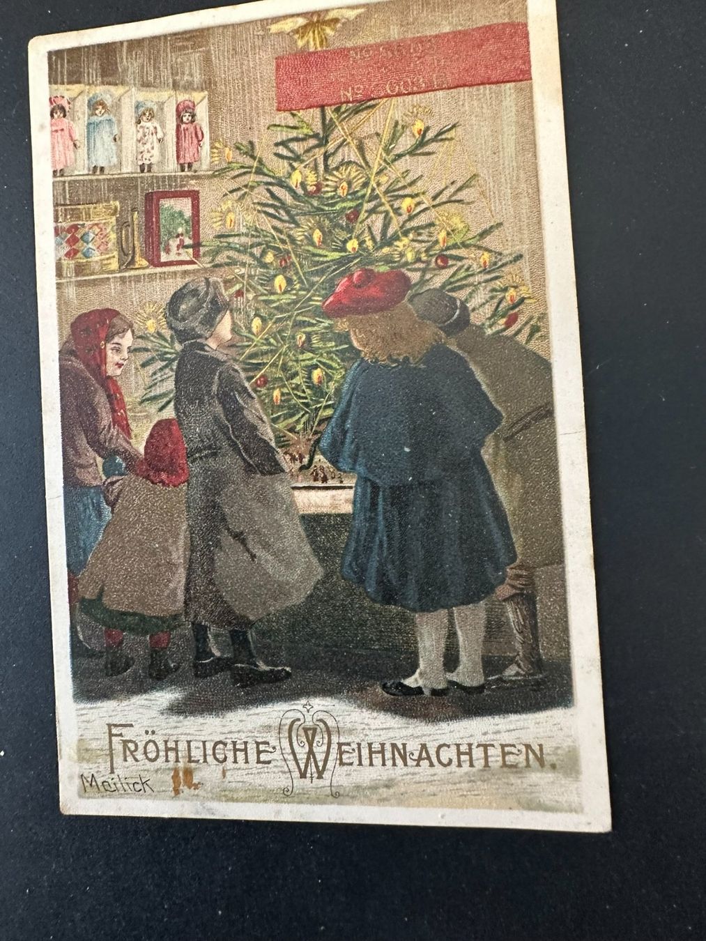 Karten: sechs verschiedene Weihnachtskarten 1900-1915 – Gebraucht aus Lyssach von Zsag