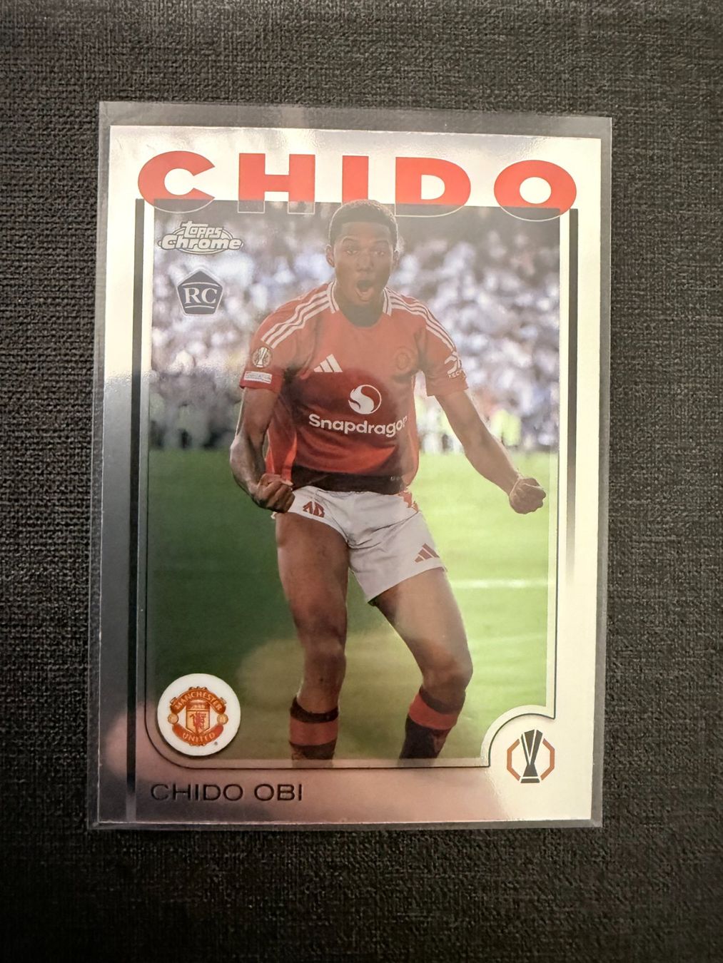 Topps Carte collezionabili: Topps Chrome Chibo Obi Manchester United – Usato da Burgdorf venduto da Sports_Cards_3400