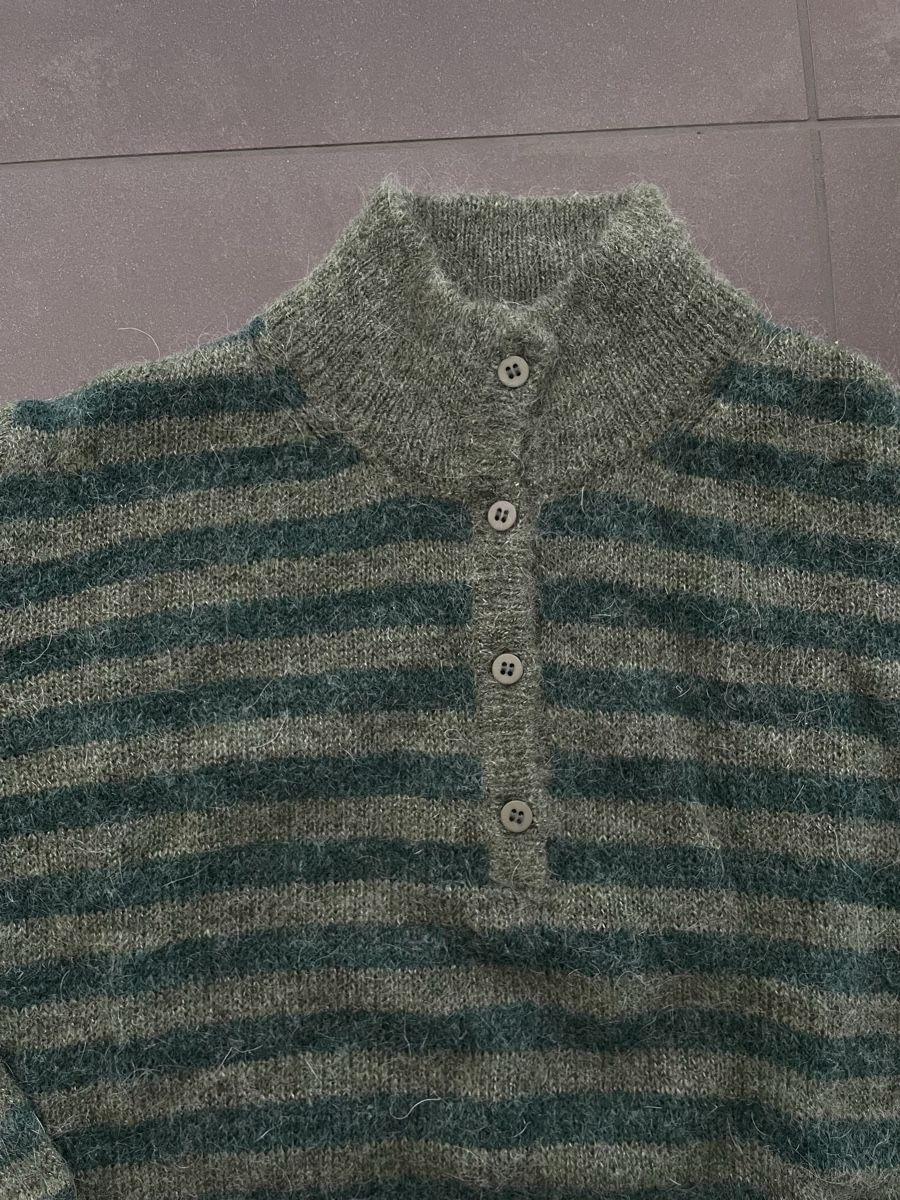 Maglioni & Felpe: grüner gestreifter Pullover – Nuovo (secondo la descrizione) da Hirzel venduto da jan_vqt5 2