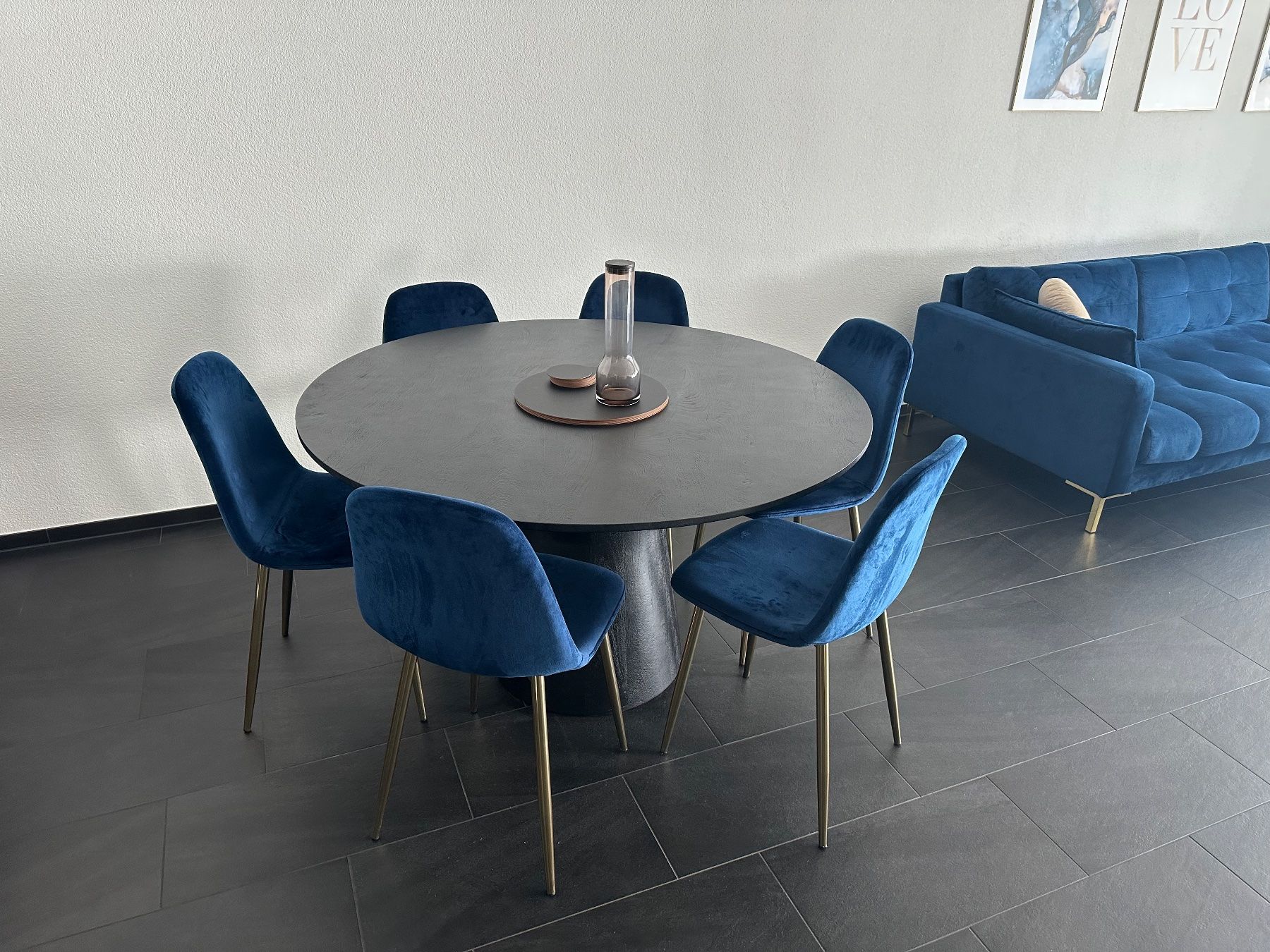 Stühle: Stühle Königsblau Samt – Gebraucht aus Niedergösgen von Dibu123