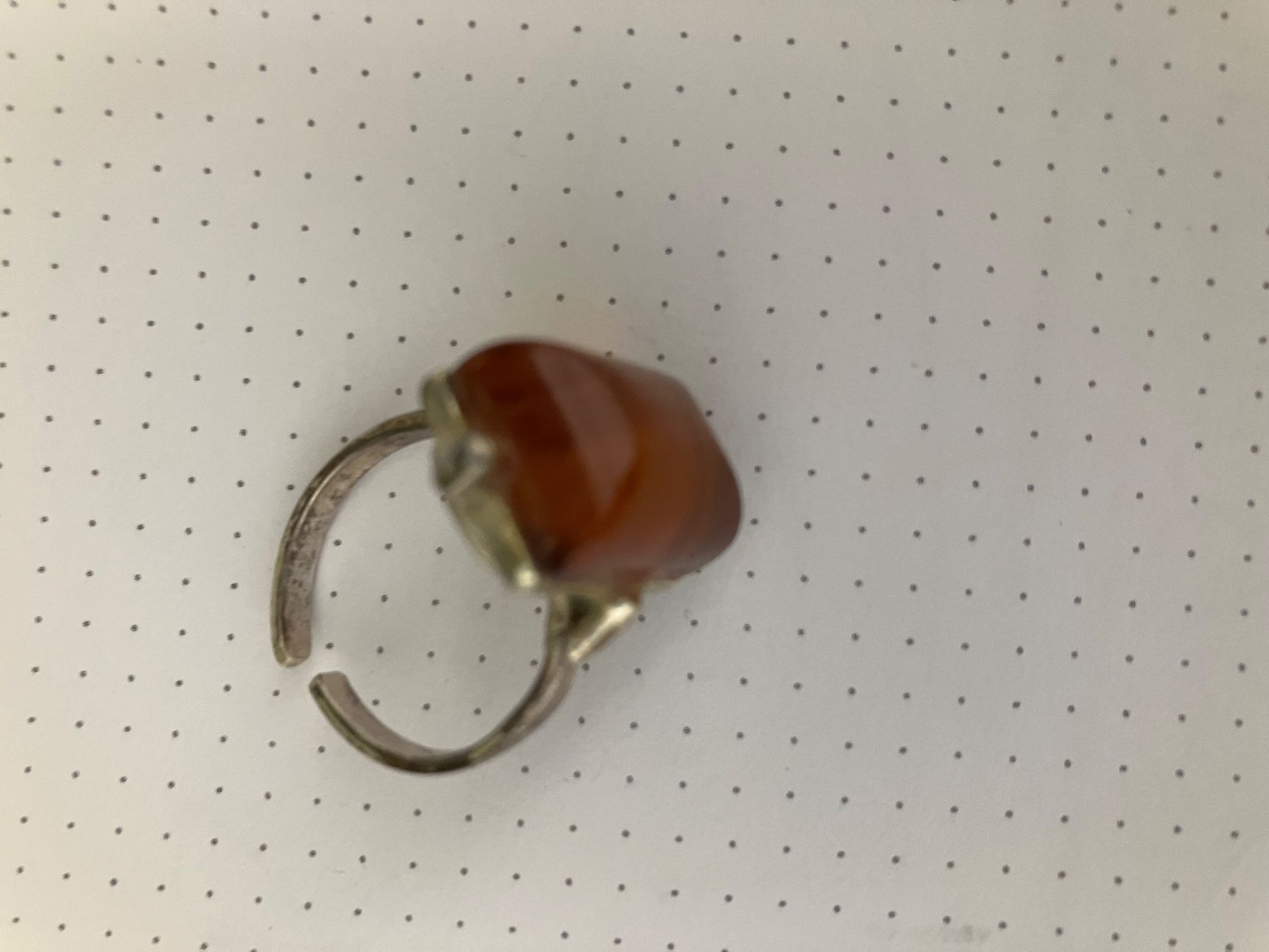 Anelli: Bernstein Ring, gross – Usato da Winkel venduto da Frizzi04 2