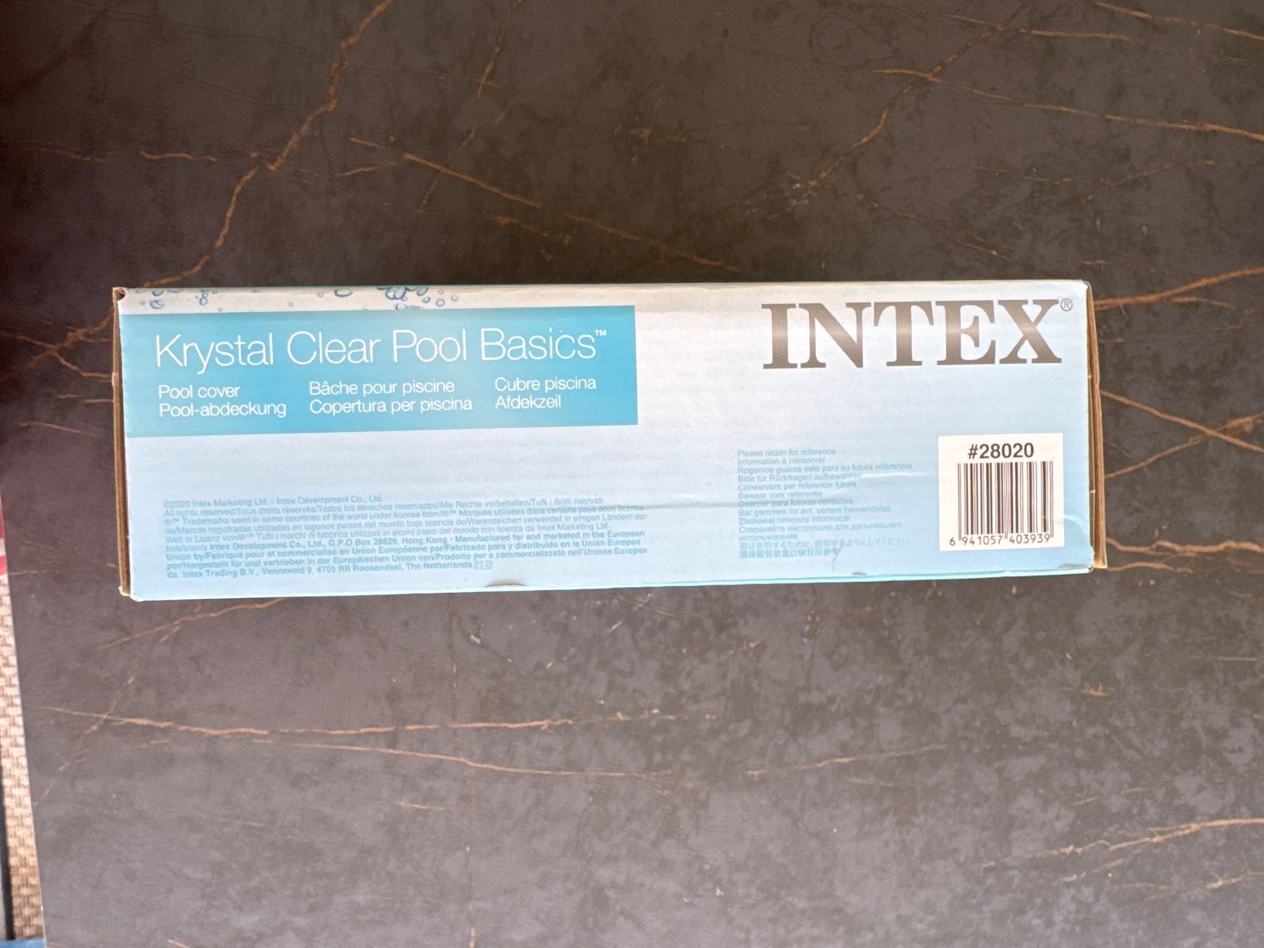 Intex Piscine: INTEX Pool Abdeckung 2.2m Krystal Clear Pool Basics Neu – Nuovo e nell'imballaggio originale da Bassersdorf venduto da Zysti 2