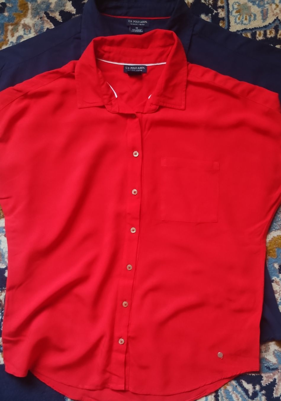 US Polo Camicette: 2 Hemd Bluse vom US - Polo assn. Kurzarm.Top – Usato da Schiers venduto da bak007