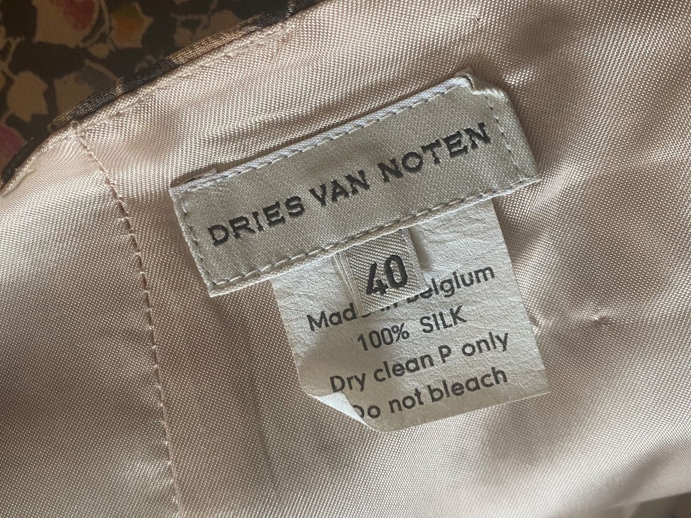 Dries Van Noten Gonne: DRIES VAN NOTEN Designer Seide Jupe Rock – Usato da Besazio venduto da lionheart63 3