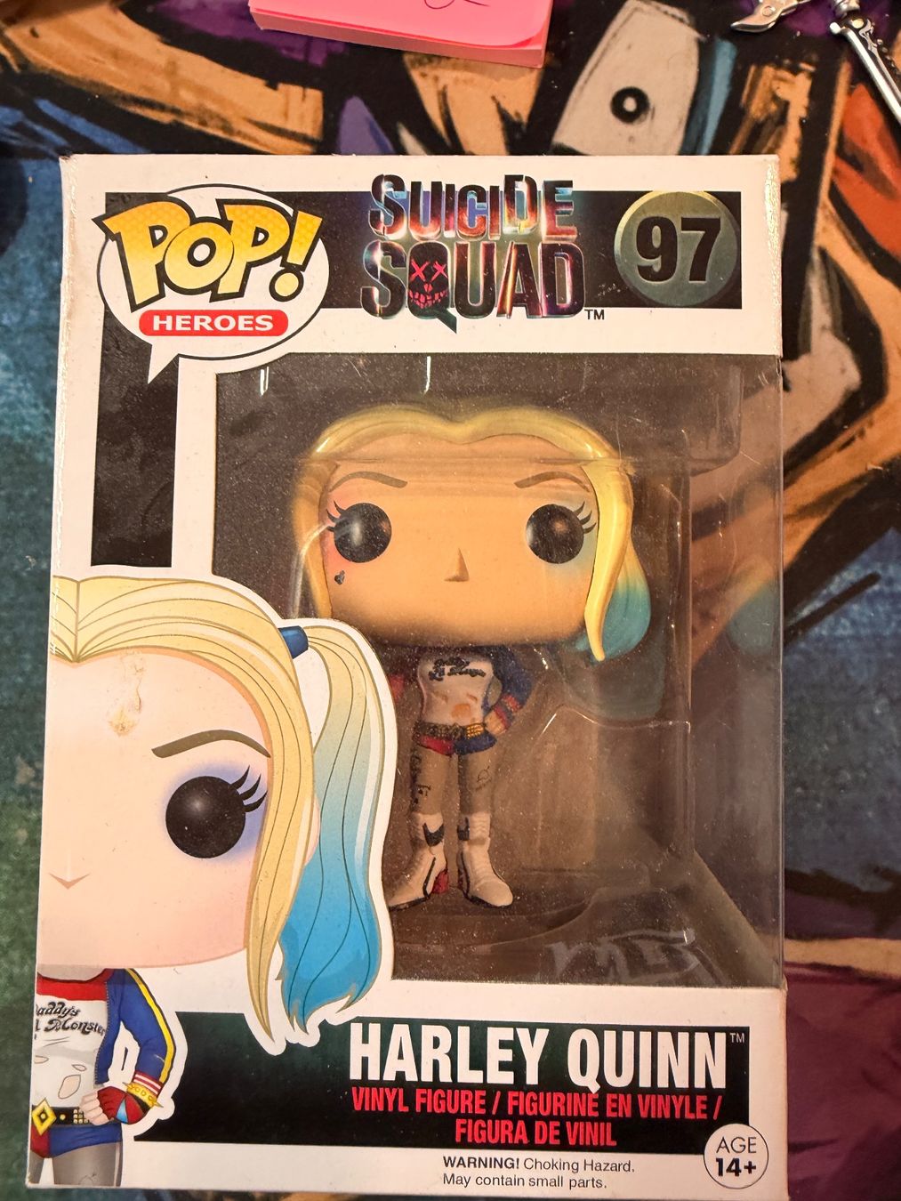 Funko Statuette: Funko POP 97 Harley Quinn Suicide Squad – Usato da Giubiasco venduto da Ticinerd