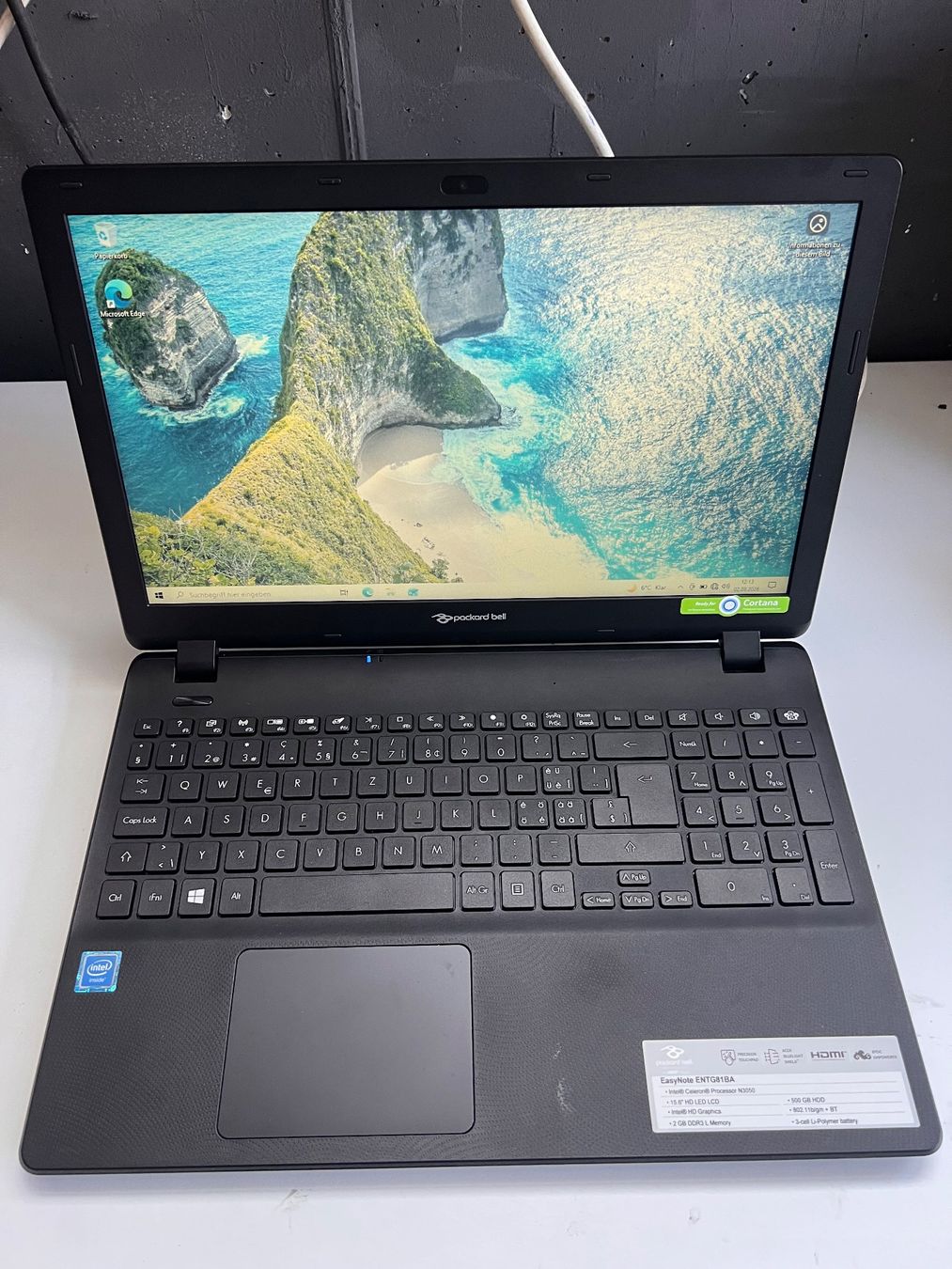 Notebooks: Packard Bell Notebook – 8GB RAM / 128GB SSD – Gebraucht aus Mellingen von dmi_nps2