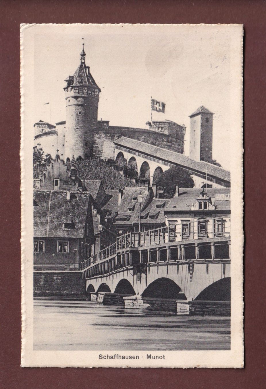 Ansichtskarten: SCHAFFHAUSEN - Munot - 1918 – Gebraucht aus Pully von nicecards-shop