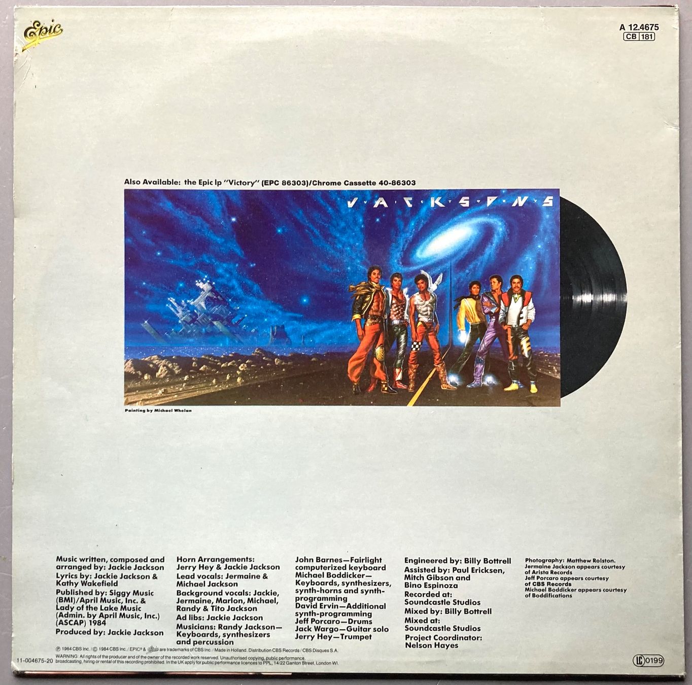 Dischi in vinile: JACKSONS - TORTURE (SPECIAL 12" DANCE MIX - LONG VERSION) – Usato da Poliez-Pittet venduto da Newtown-Records 1