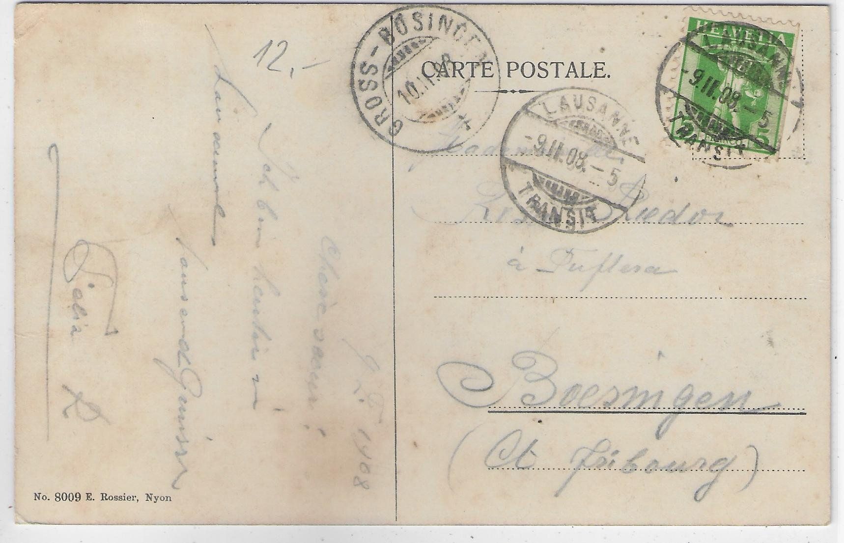 Cartoline postali: Lausanne - Grand Pont - Litho – Usato da Ettingen venduto da Kartenplanet 1