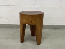 3-Bein Holzhocker Il von Giardino di Legno (03)