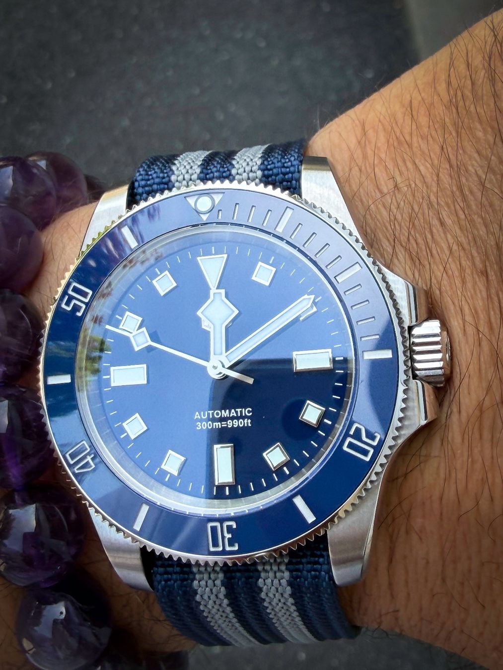 Orologi: San Martin Automatic Diver – Summer Blue – Usato da Reinach AG venduto da Rousseau_J 2