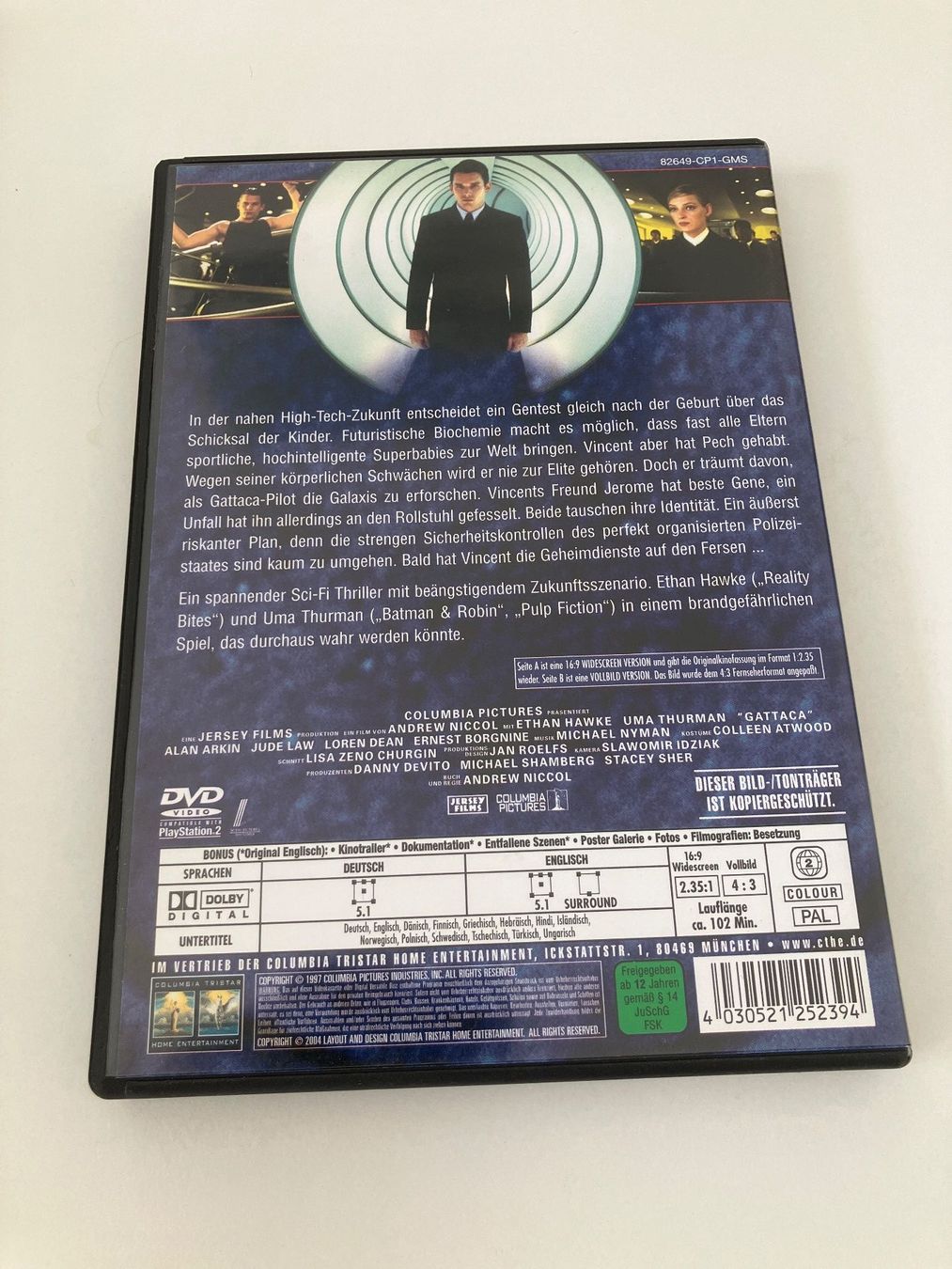 Alle DVDs: Gattaca (DVD) Hawke, Thurman – Gebraucht aus Arbon von HelFer01 1