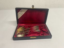 6 Vintage-Kaffeelöffel in Originalschatulle