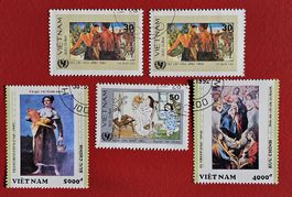 VIETNAM KUNST GEMÄLDE GRECO GOYA NGUYEN TIEN CHUNG 1992 ET