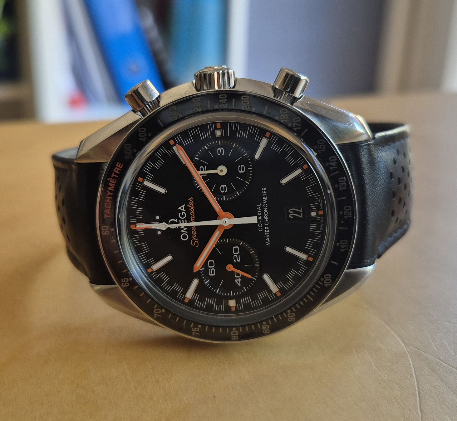Omega Uhren: OMEGA SPEEDMASTER RACING CHRONO AUTOMATIC 44.25MM SWISS MADE – Gebraucht aus Grand-Lancy von luc111
