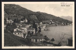 AK Ponte Tresa, Panorama, 1934