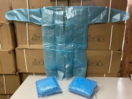 20 St. neue Arbeitskittel/Blau/für Metzger, Maler... ab 1.-