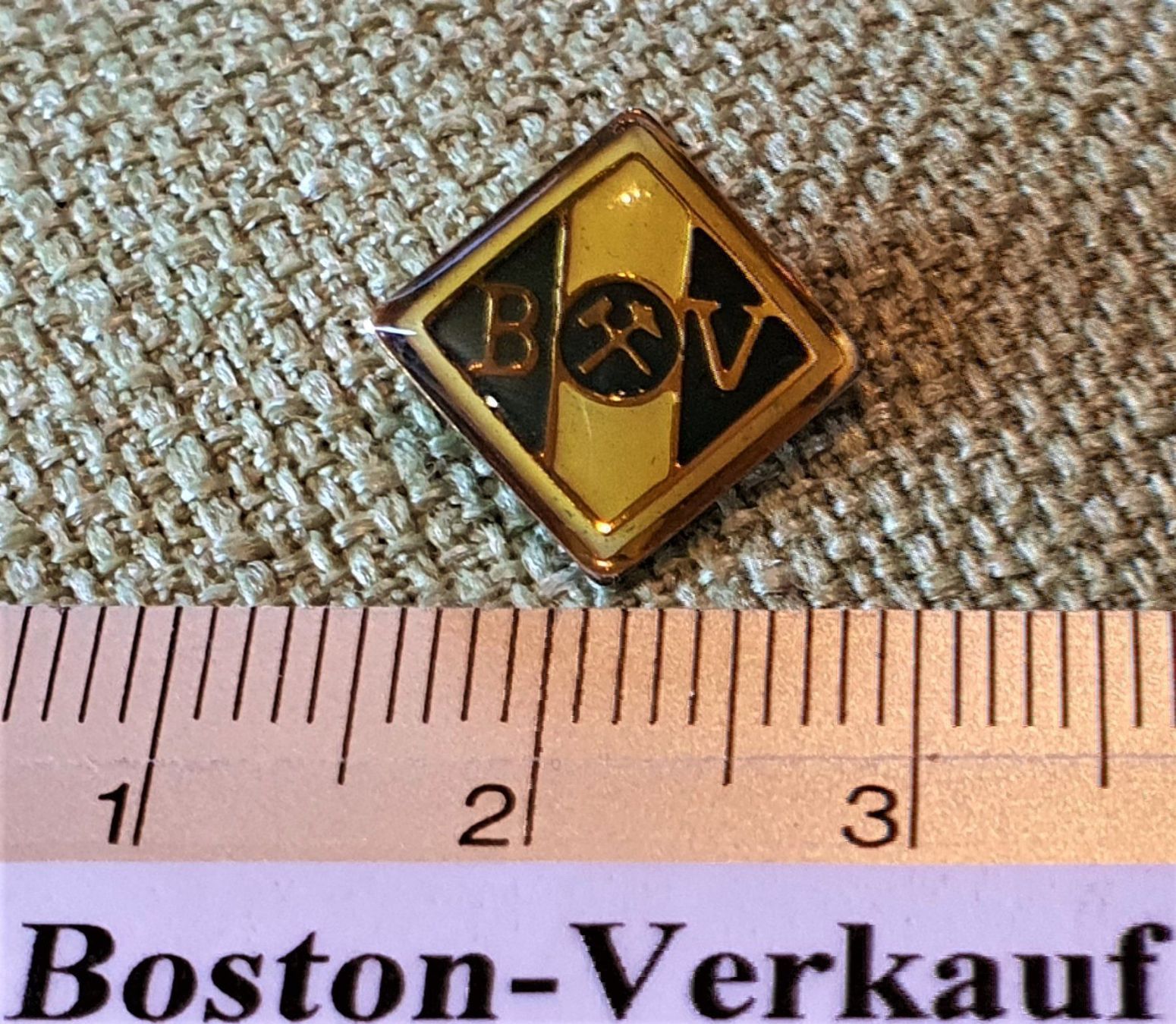 Placchette & Badge: D106 - Pin BXV oder BV Hammer Bergwerk? – Usato da Reinach BL venduto da Boston-Verkauf 3