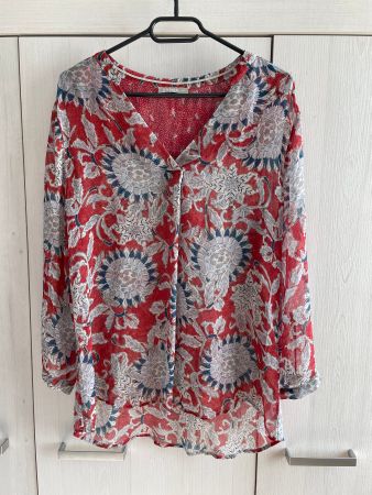 NILE 100% Viskose Bluse - Gr. M