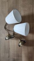 2x Wandlampen weiss mit Zugschnur gebraucht