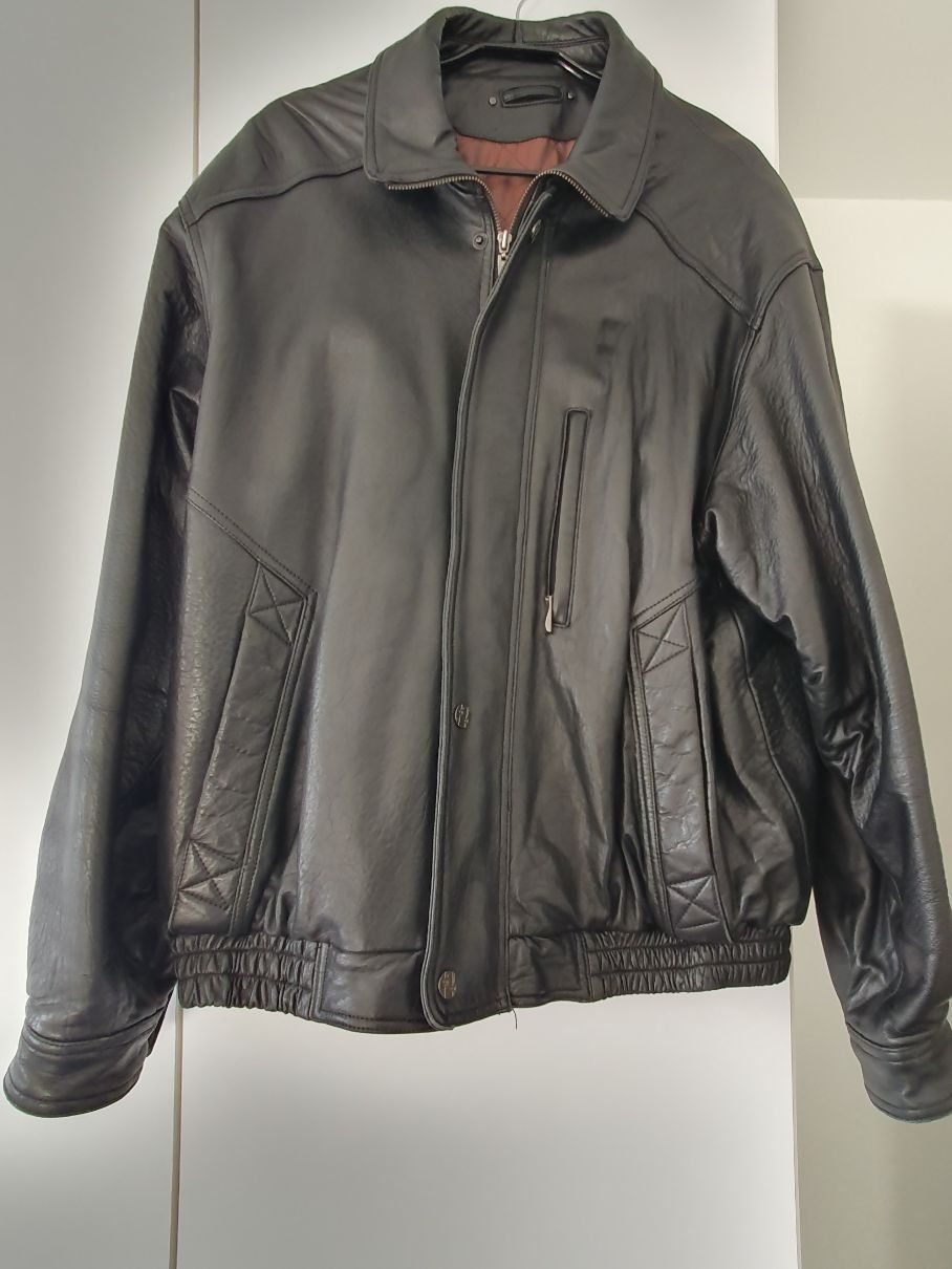 Giacche: Lederjacke, Topqualität, braun – Usato da Rickenbach b. Wil venduto da colour53 1