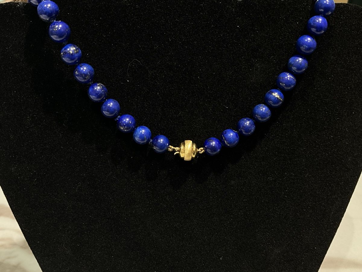 Catenine: Lapislazuli Kette mit 18k Verschluss – Usato da Schaffhausen venduto da glamour-shop 2