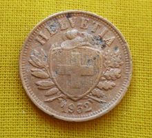 CH Münze 2 Rappen 1932 Ø 20 mm