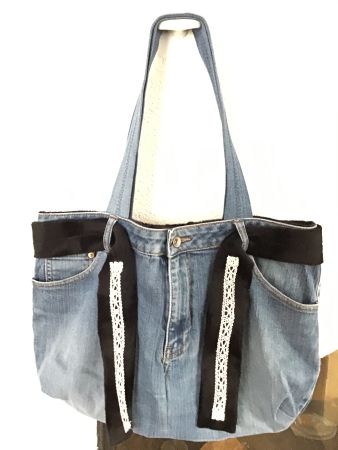 Jeanstasche upcycled