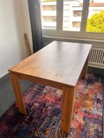 Esstisch Holzoptik rechteckig gebrauchter Zustand