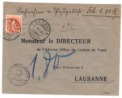 lettre de Neerach pour Lausanne le 6.I.05