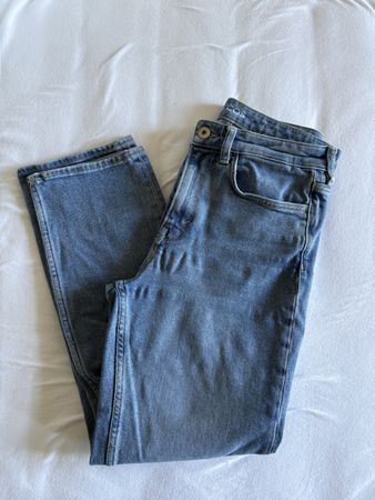 Jeans COS Slim Straight High Rise blau Grösse 28