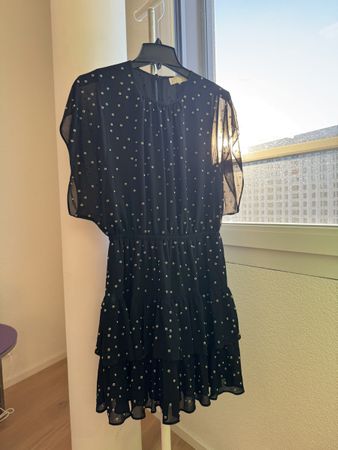Michael Kors Glitzerkleid Gr. S Schwarz Festlich Partyklei