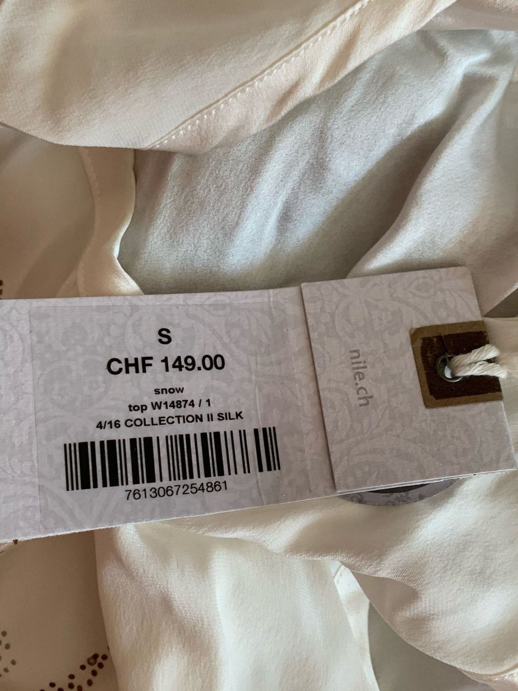 Nile Top: NILE Seidentop Traumdetails Grösse S ***NEU*** – Nuovo e nell'imballaggio originale da Meiringen venduto da magnooliaa 3