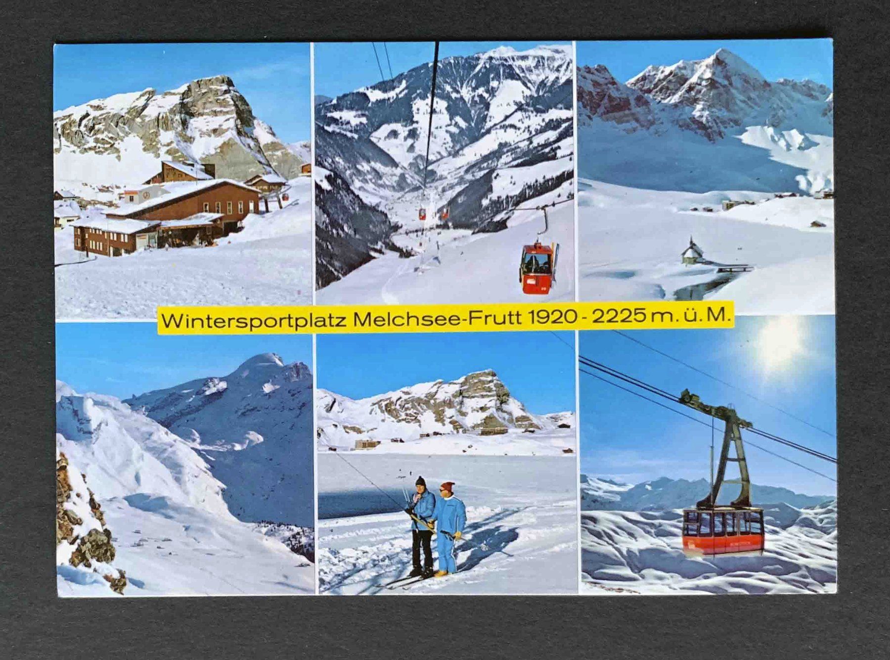 Cartoline postali: AK Wintersportplatz Melchsee Frutt – Usato da Goldau venduto da artelier1