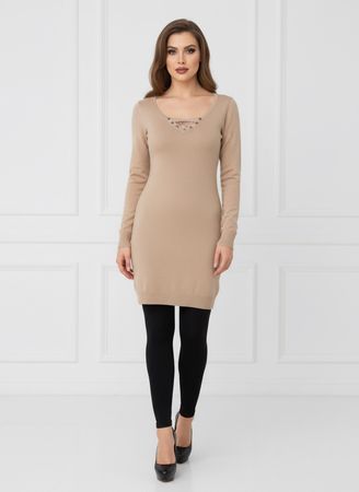 Minikleid Figurbetont Strass Spitze Gr S NEU