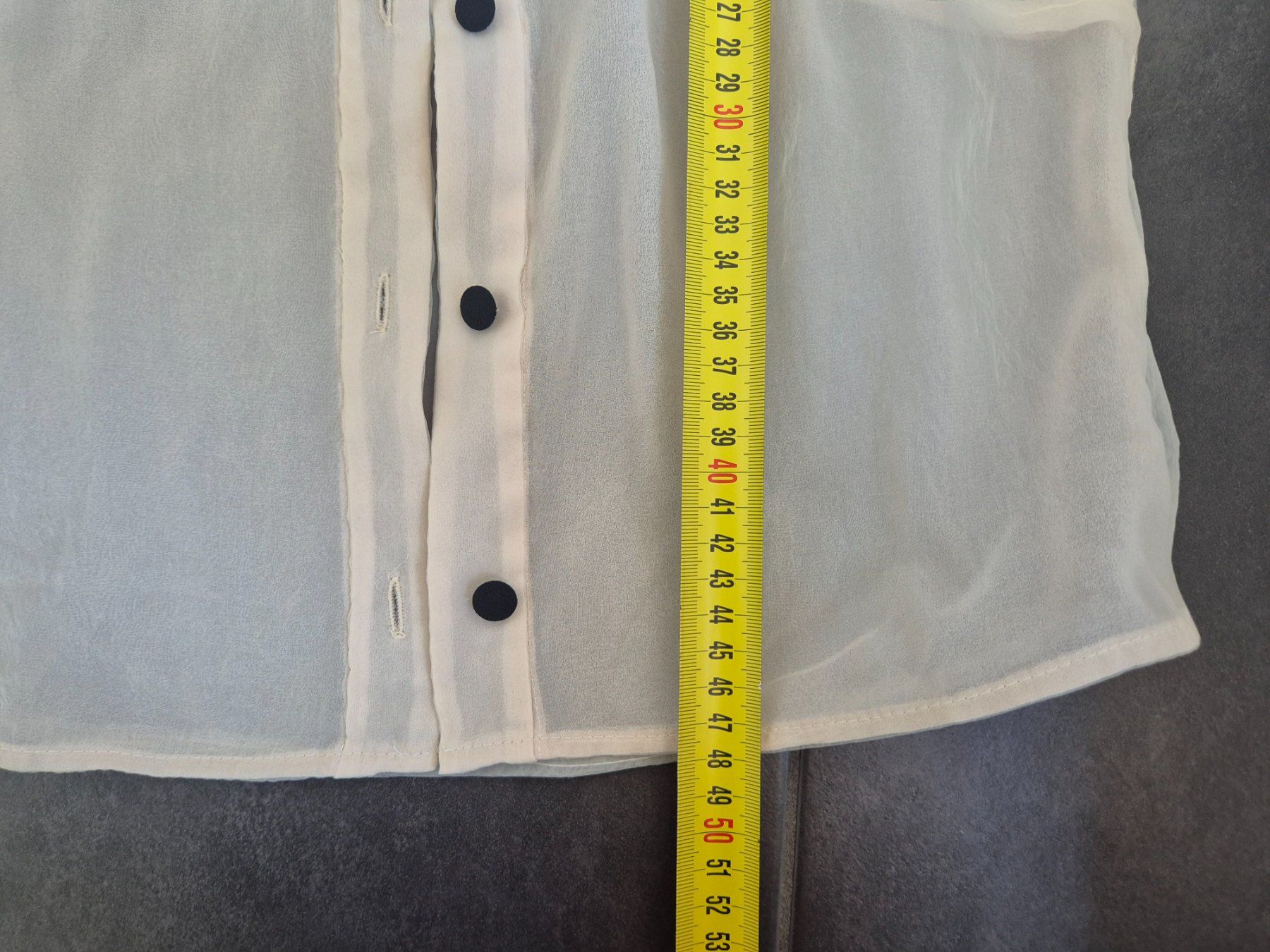 Zara Blusen: Zara sheer ivory blouse size S – Gebraucht aus Zürich von monadiederich 5