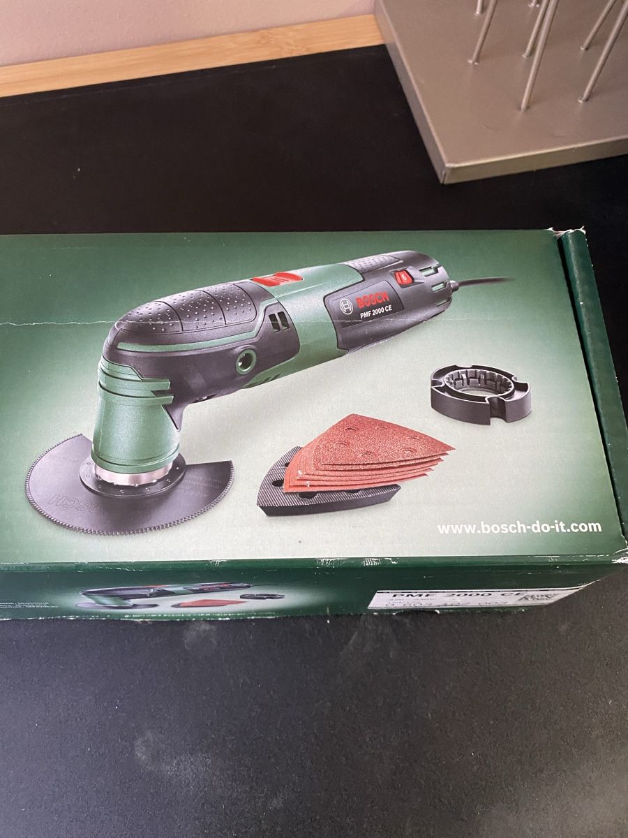 Bosch Tutti gli attrezzi: Bosch PMF 2000 CE outil multifonction - Comme neuf! 48 – Nuovo e nell'imballaggio originale da Grolley venduto da GM-CK